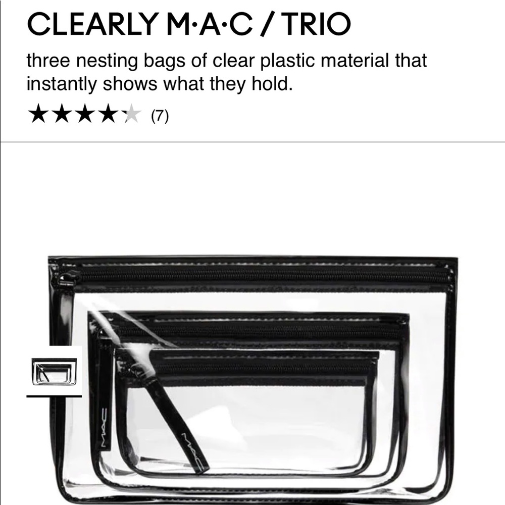 Clearly MAC Trio - NWOT